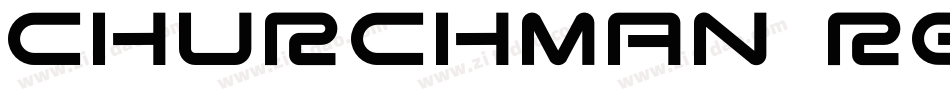 Churchman Regular字体转换